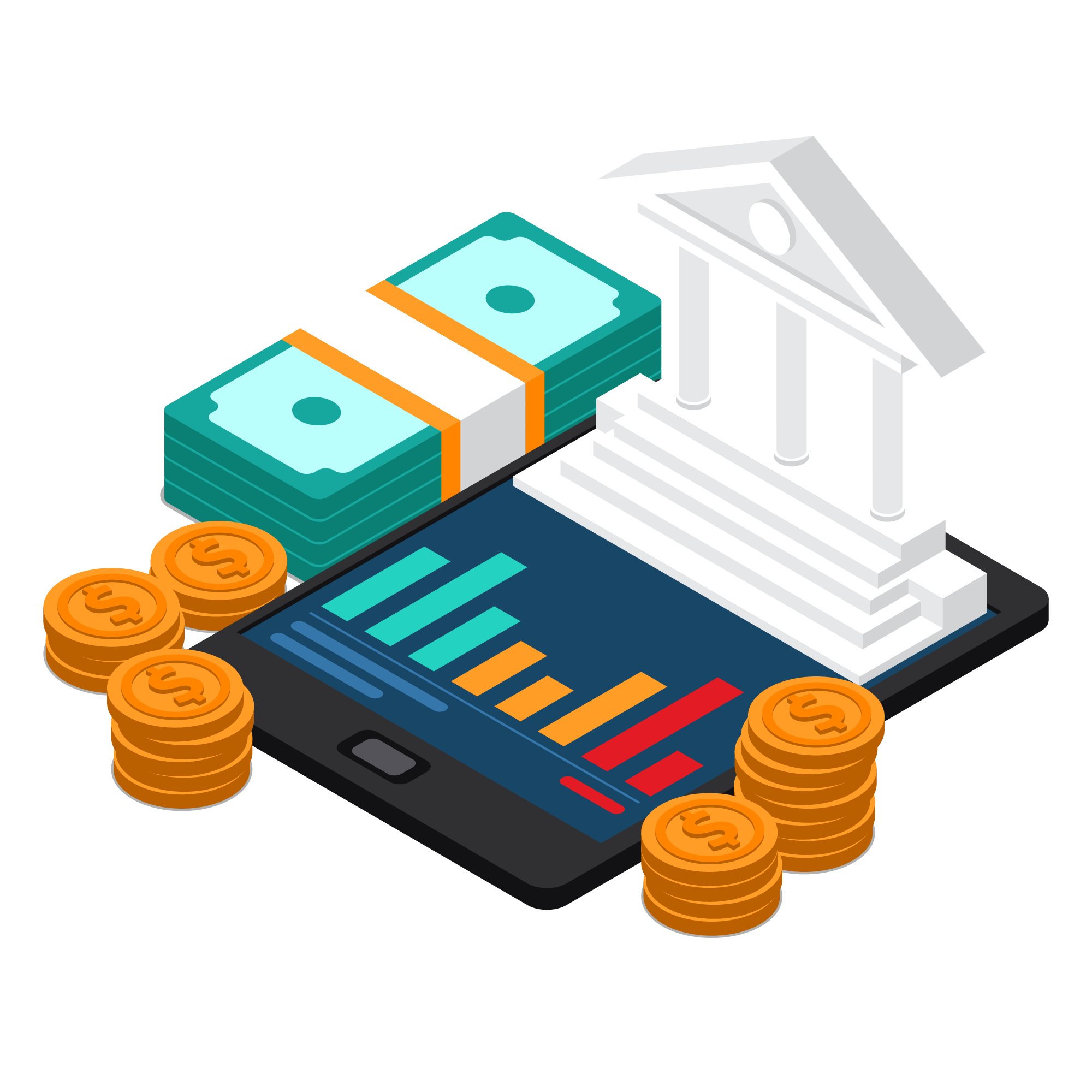 Business funding illustration